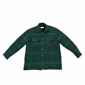 Aritzia TNA Prospect Shirt Jacket Fleece Lined Oversized Green Flannel Plaid XS